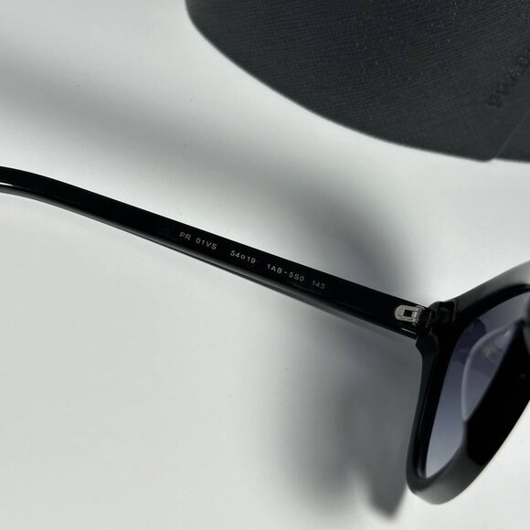 Authentic PRADA cat eye acetate black sunglasses - Picture 9 of 9